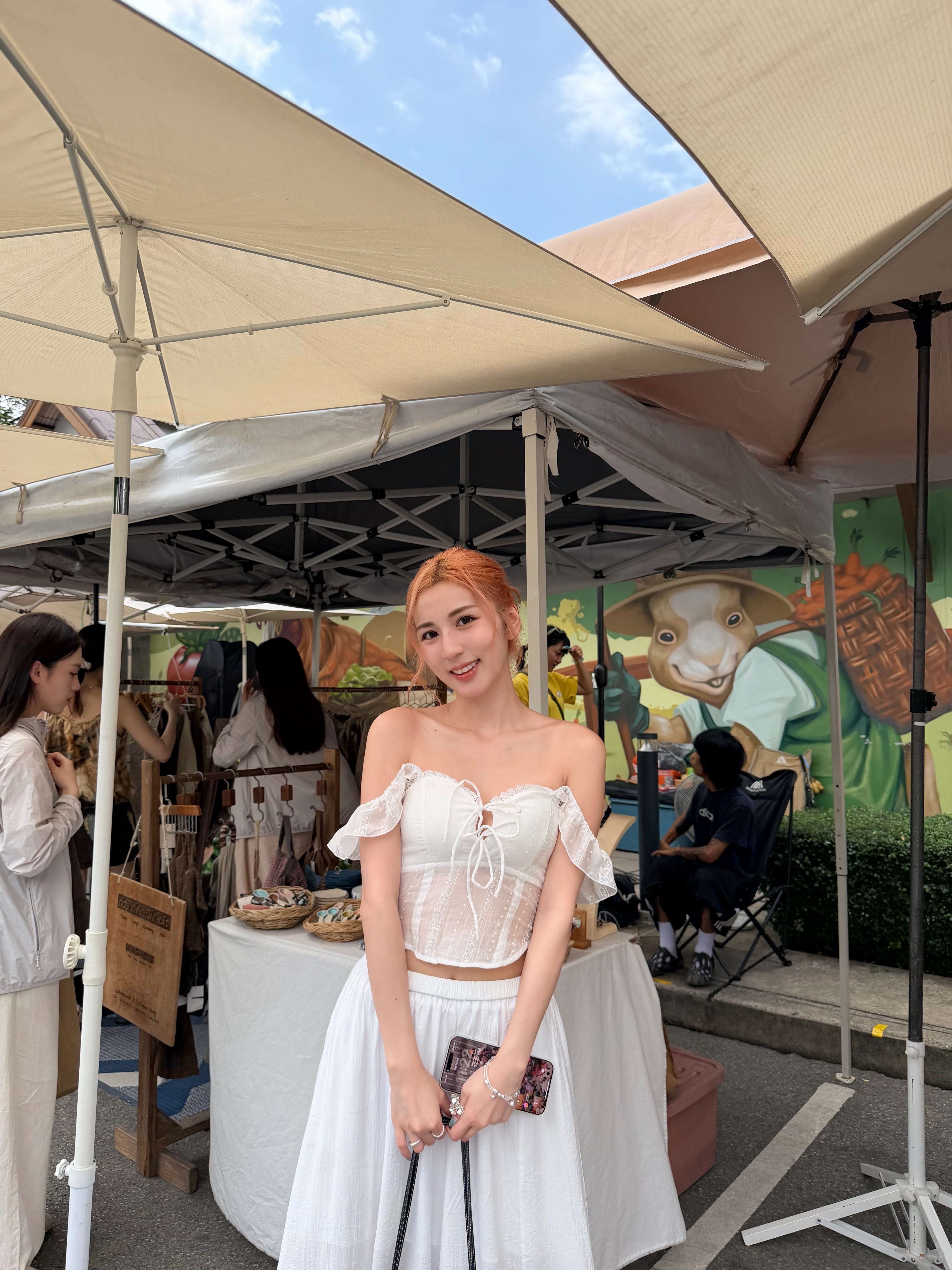 【 夏日炎炎泰國連線☀️🇹🇭 】#6 大推甜美多穿法 🍒 4-ways Sweetie top - with pads［四色入］