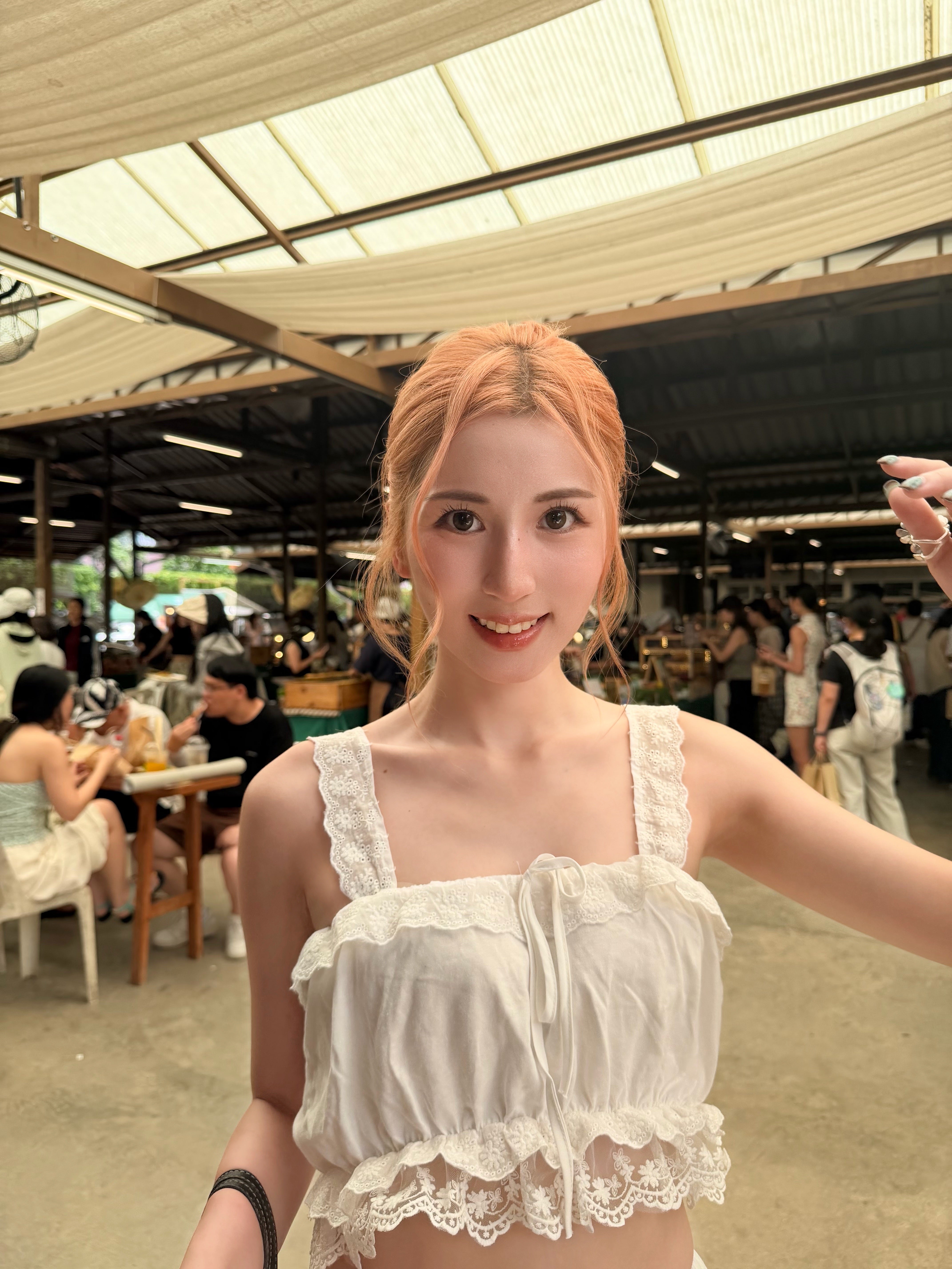 【 夏日炎炎泰國連線☀️🇹🇭 】#5 清新甜美女孩必入！So cute So sweet Top［兩色入］