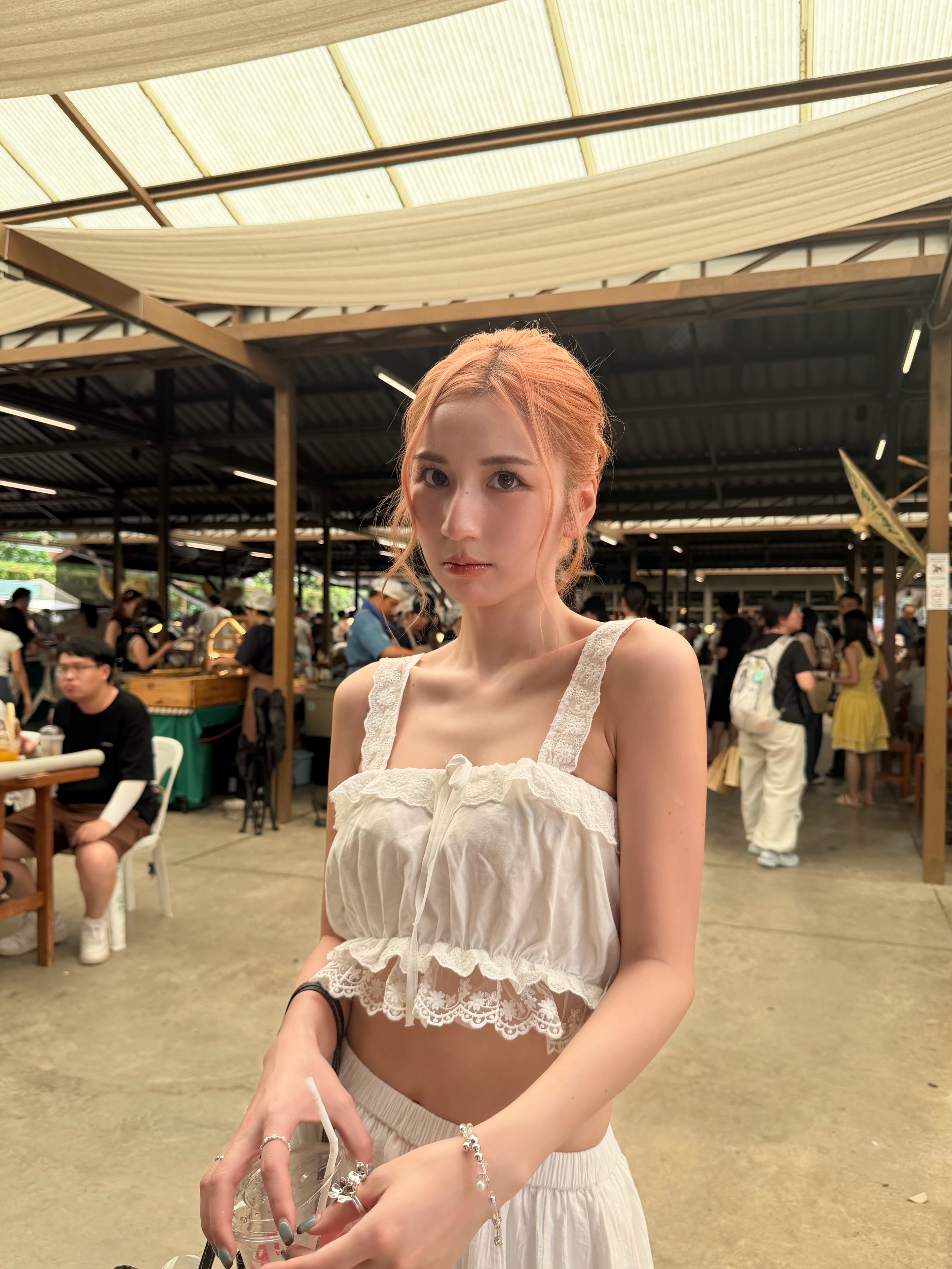 【 夏日炎炎泰國連線☀️🇹🇭 】#5 清新甜美女孩必入！So cute So sweet Top［兩色入］