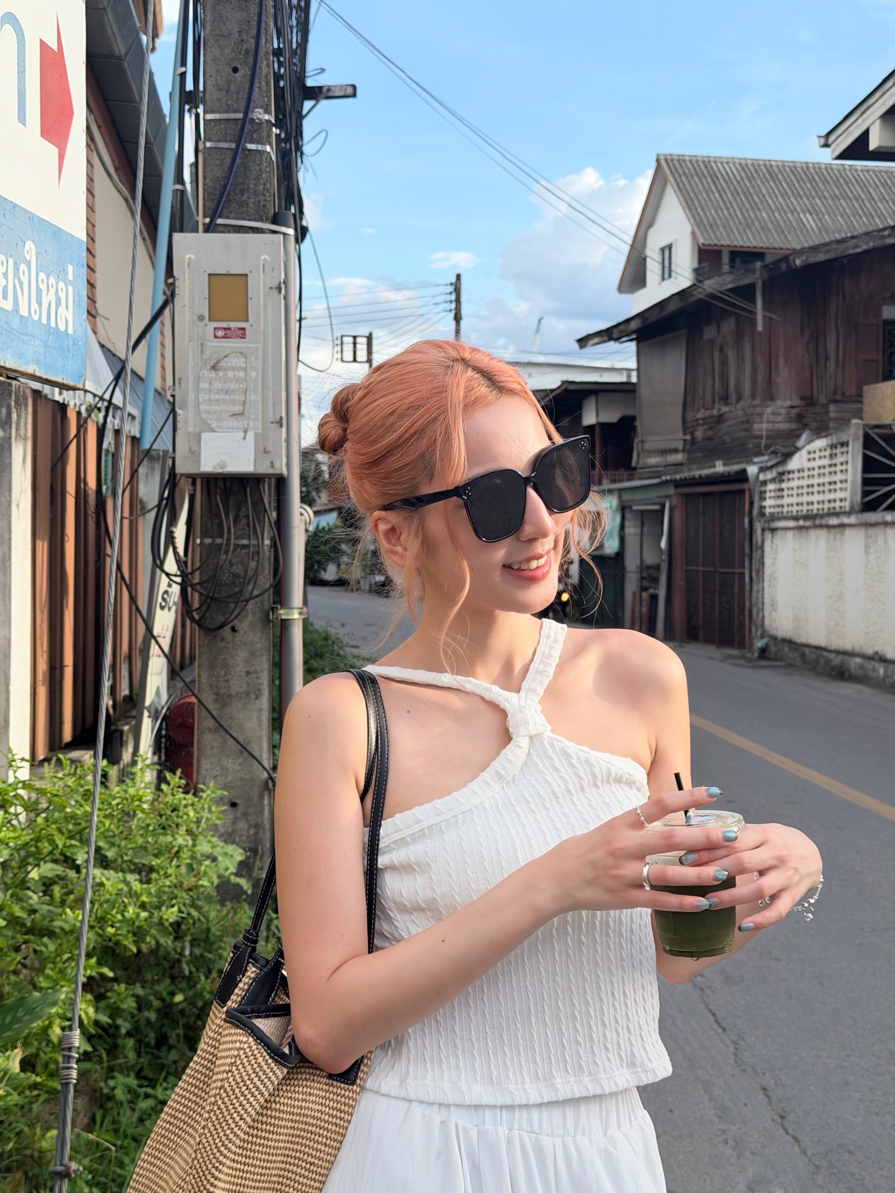 【 夏日炎炎泰國連線☀️🇹🇭 】#3 連線限定$99❗️麻花立體交叉BraTop - with pads［四色入］