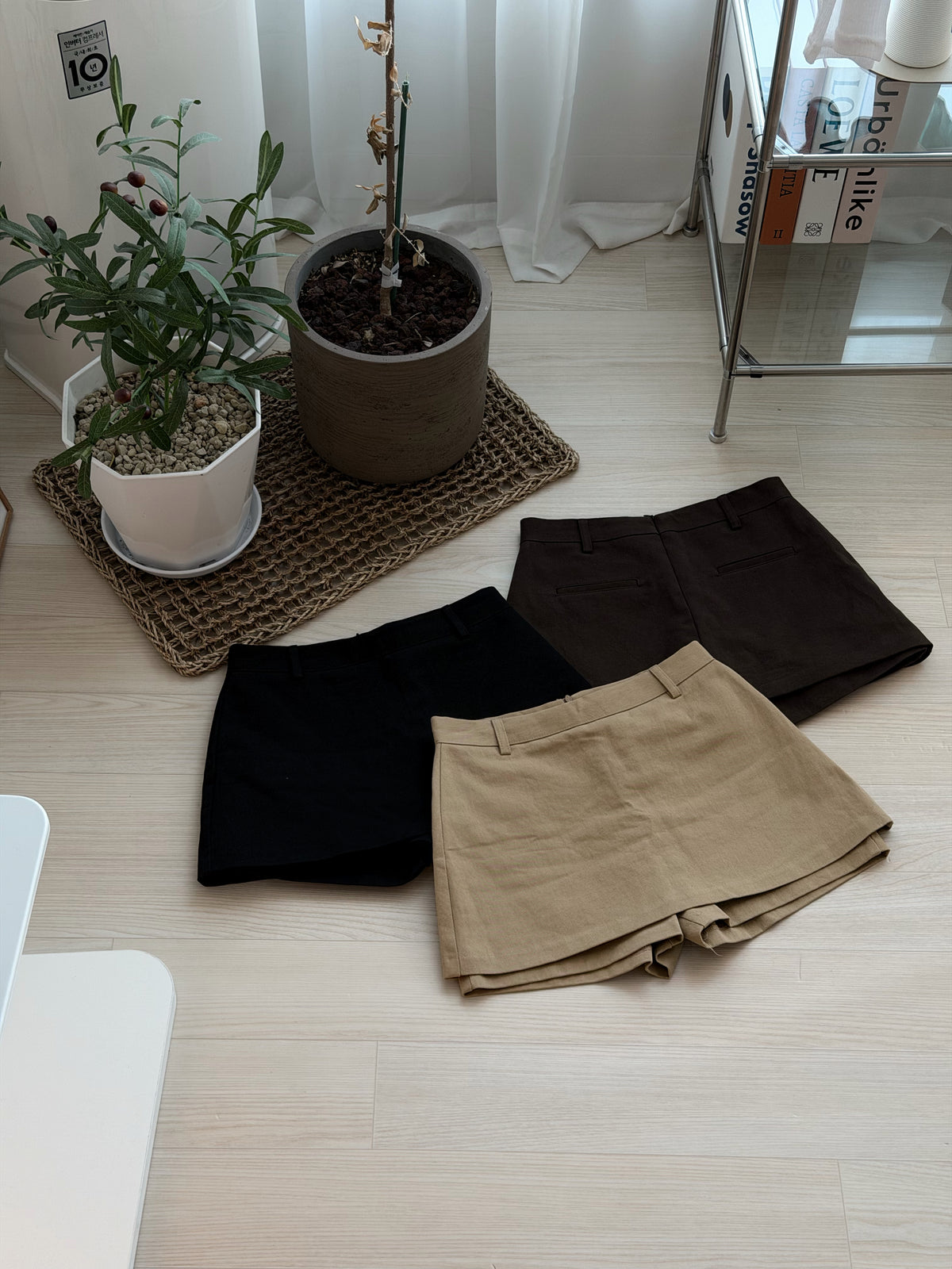 Earthy Colors Cotton A-line Skirt［三色入］