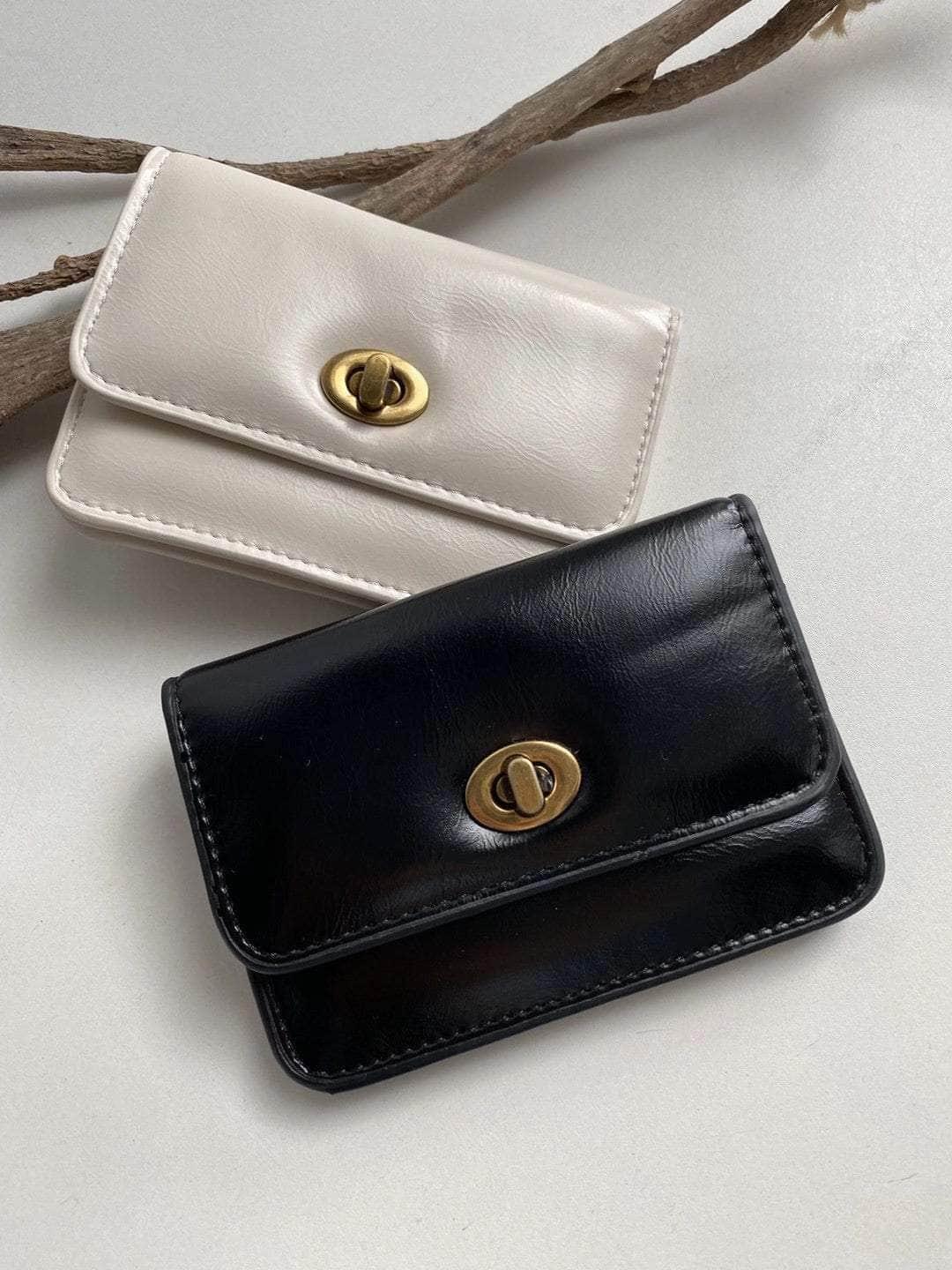 韓國服飾 配飾韓國 韓國親身搜羅🇰🇷Soft leather card wallet [五色入]