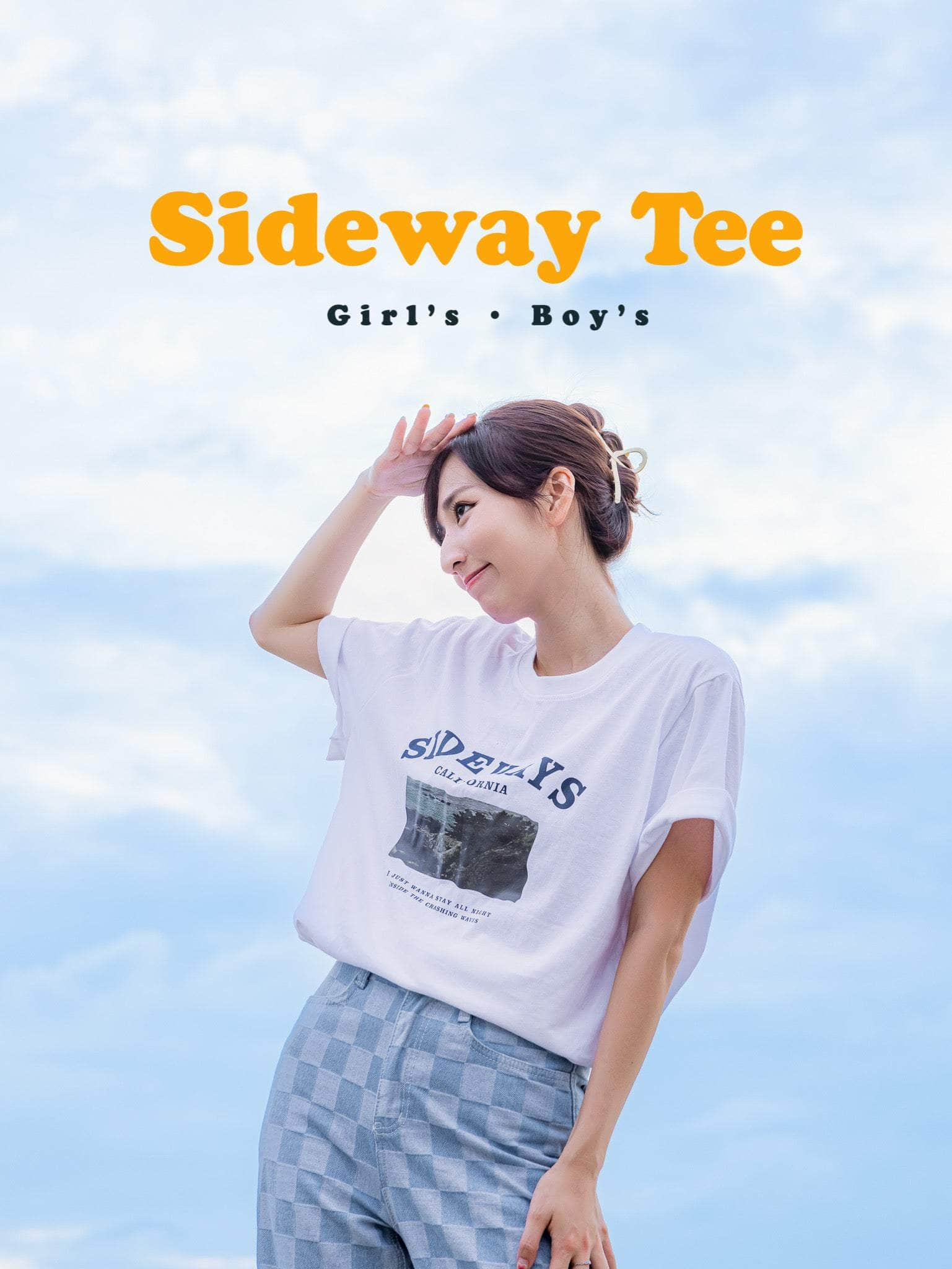 UCLOPIA HK 🌼NEW 5% OFF🌼Sideway Print Tee